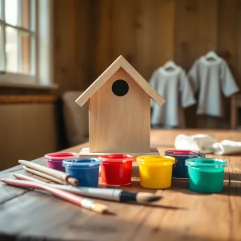 Malowanie na drewnie dla dzieci