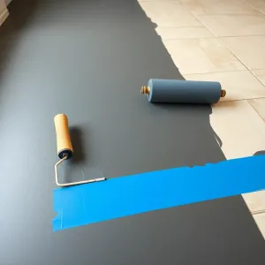 Malowanie płytek podłogowych w kuchni