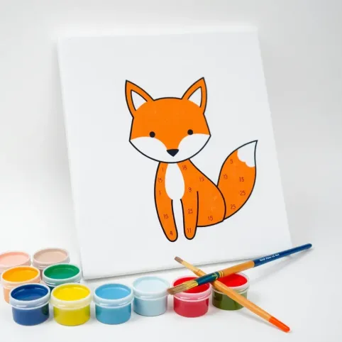 Malowanie po numerach dla dzieci 7 lat