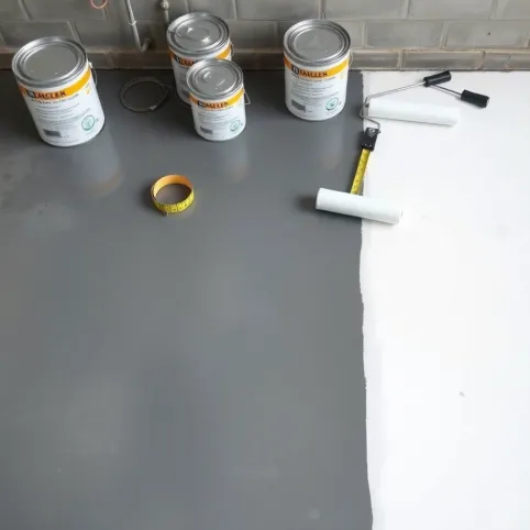 Malowanie posadzki farbą epoksydową cena robocizny