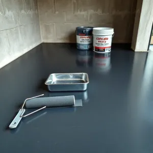 Malowanie posadzki w garażu