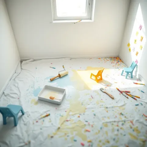 Malowanie ścian a dzieci