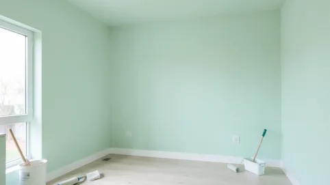Malowanie ścian i sufitu jednym kolorem