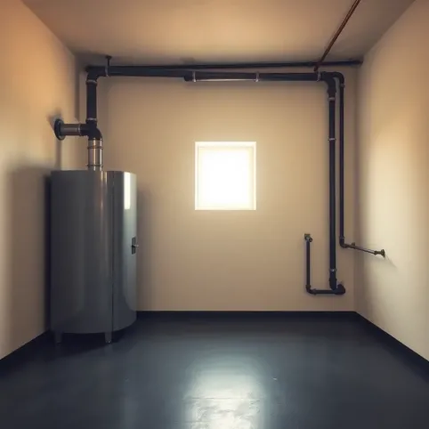 Malowanie ścian w kotłowni