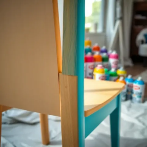 Malowanie sprayem w domu