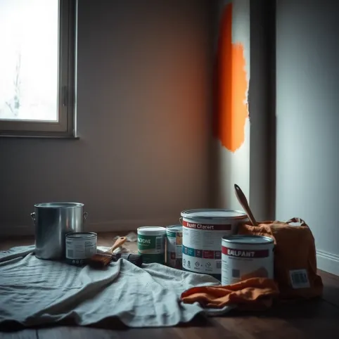 Malowanie w nieogrzewanym domu