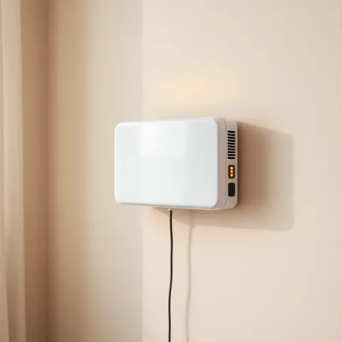 Mały grzejnik elektryczny na ścianę