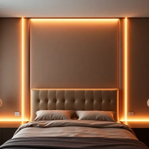 Materiał na ścianę do sypialni