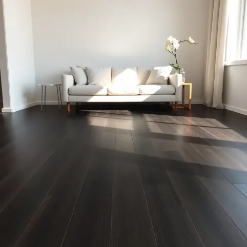 Mieszkanie z ciemna podłoga