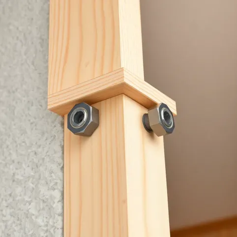 Mocowanie belki do ściany z ociepleniem