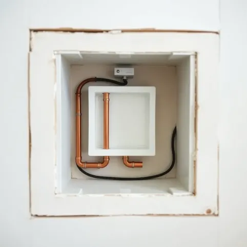 montaż baterii podtynkowej w ścianie g k