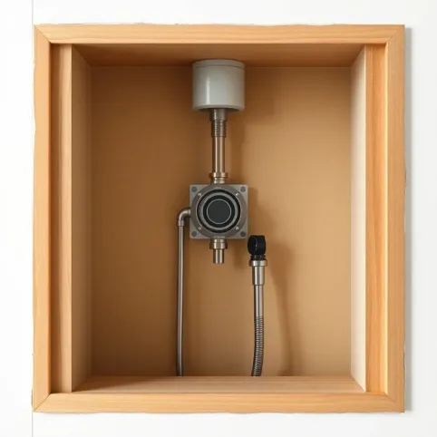 Montaż baterii prysznicowej w ścianie gk