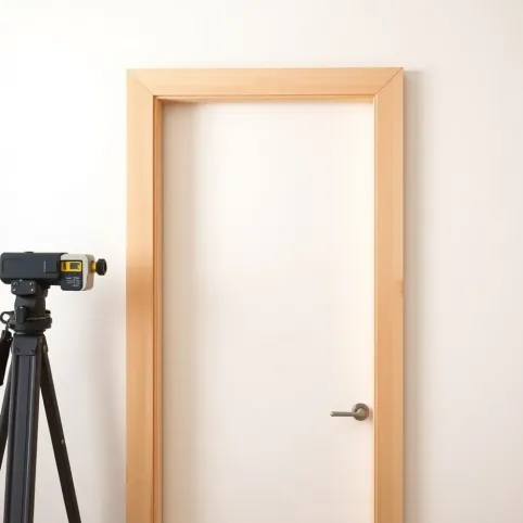 Montaż ościeżnicy do ściany prostopadłej