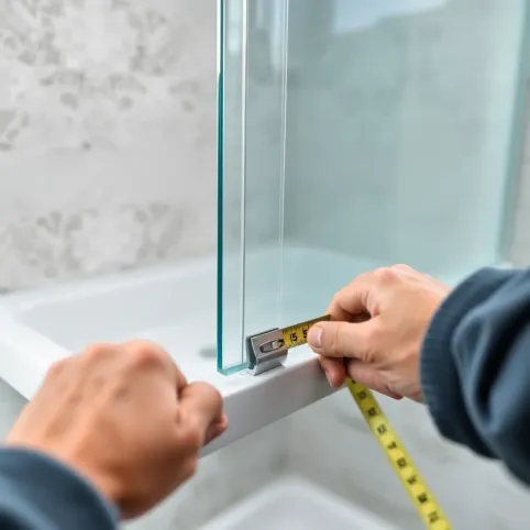 Montaż ścianki prysznicowej na brodziku