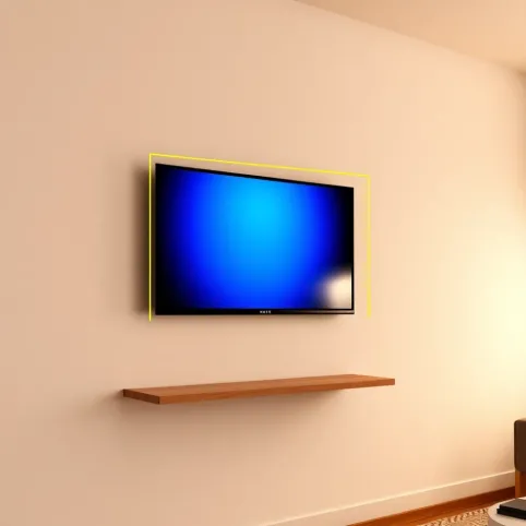 Montaż telewizora na ścianie wysokość