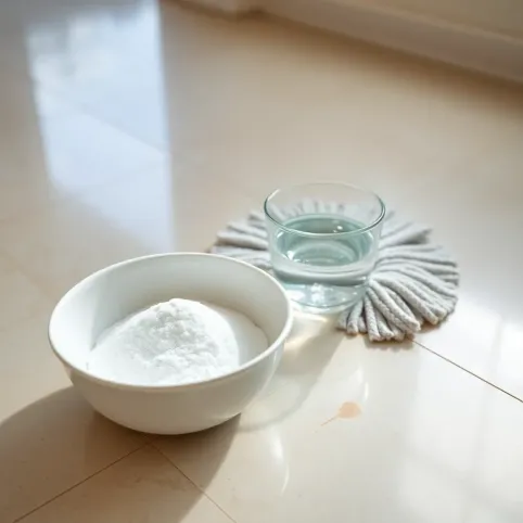 Mycie podłogi sodą oczyszczona