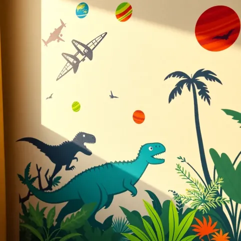 Naklejki na ścianę dla chłopca 7 lat