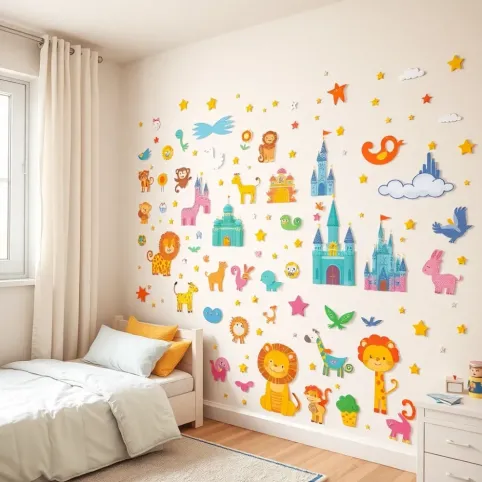 naklejki na ścianę dla dzieci