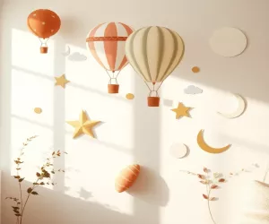 Naklejki na ścianę dla dzieci boho