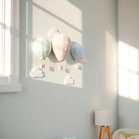 Naklejki na ścianę dla dzieci pastelowe