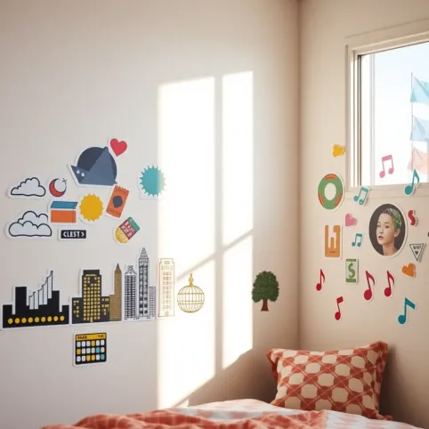 Naklejki na ścianę dla nastolatków