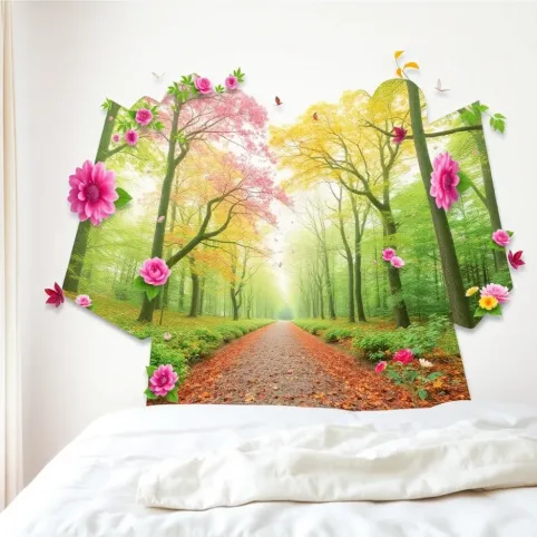 Naklejki na ścianę do sypialni 3D