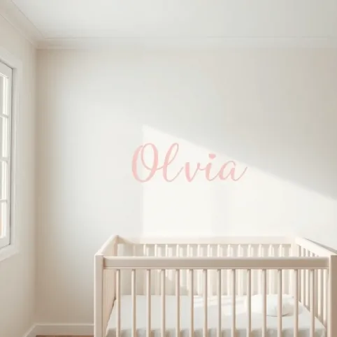 Naklejki na ścianę z imieniem dziecka