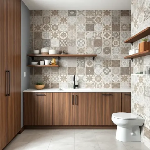 Naklejki na ścianę zamiast płytek