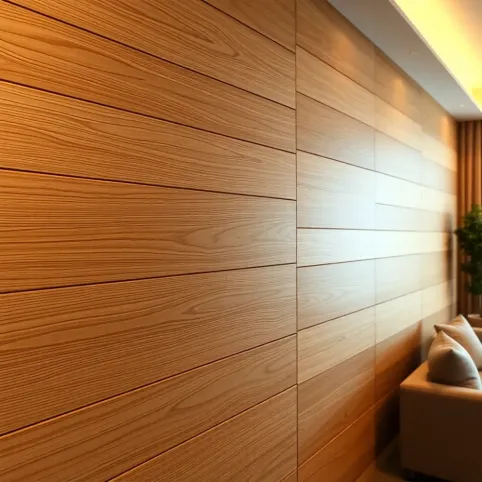 Nowoczesna boazeria panele drewniane na ścianę