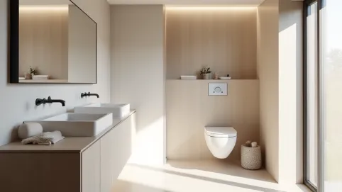 Nowoczesna łazienka w stylu skandynawskim