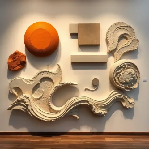 Nowoczesne struktury na ścianę