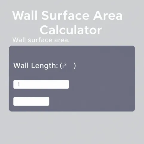 Obliczanie powierzchni ścian kalkulator