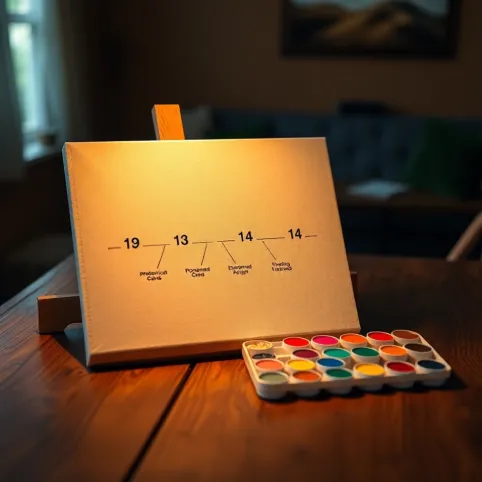 Obraz do samodzielnego malowania