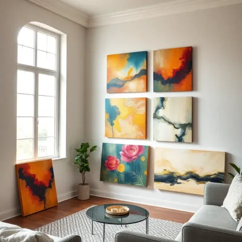 Obrazy ręcznie malowane na płótnie