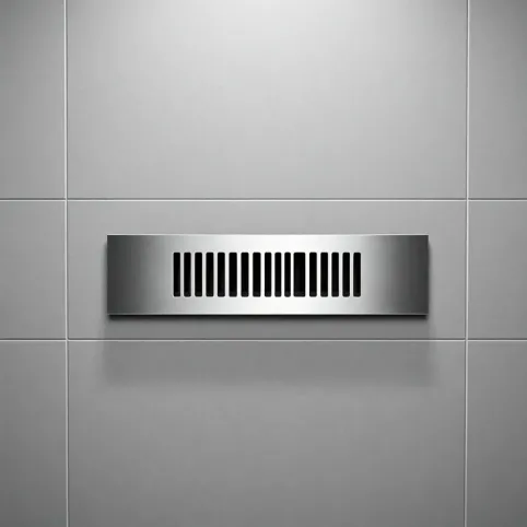 Odpływ ścienny montaż