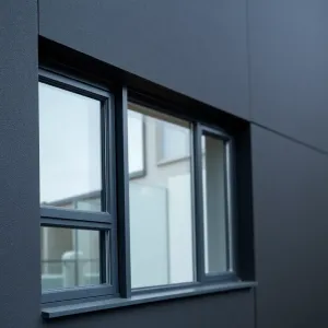 Okna antracyt struktura czy gładki