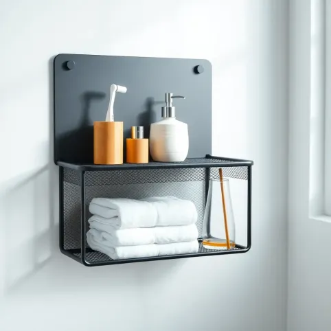 Organizer do łazienki na ścianę