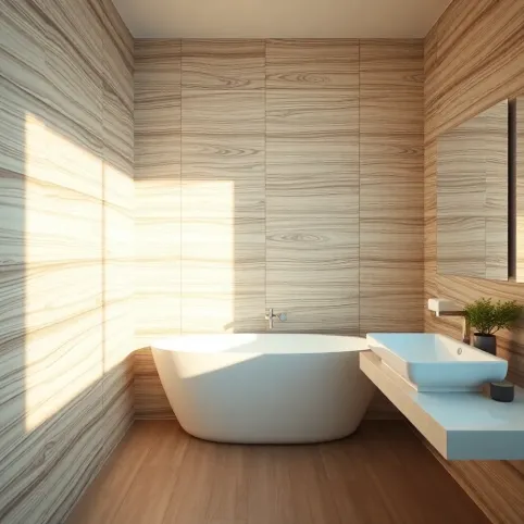 Panele winylowe ścienne do łazienki