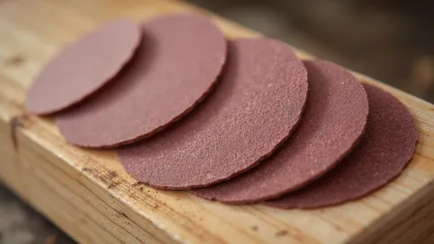 Papier ścierny do drewna na rzep