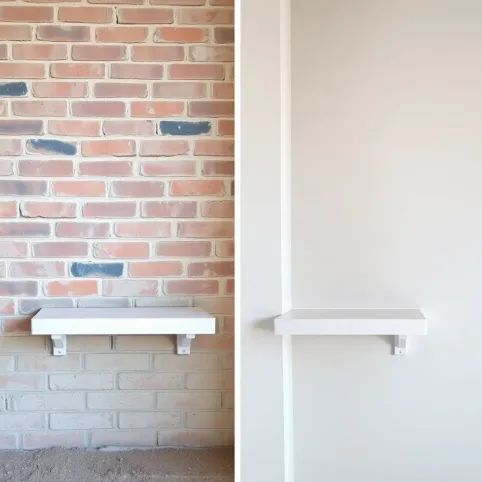 Parapety wewnętrzne przed czy po tynkach