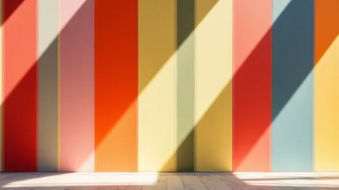 Paski na ścianie wzory