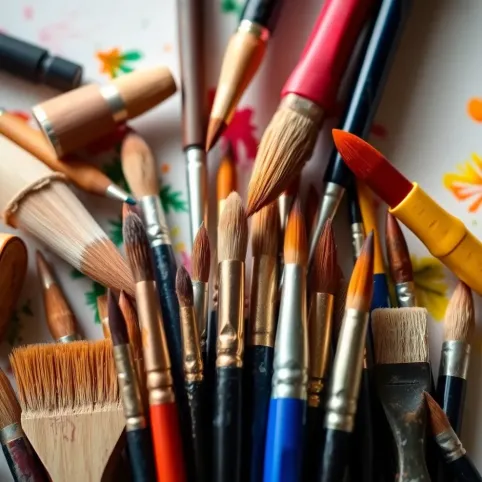 Pędzle do malowania artystycznego