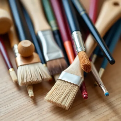 Pędzle do malowania obrazów