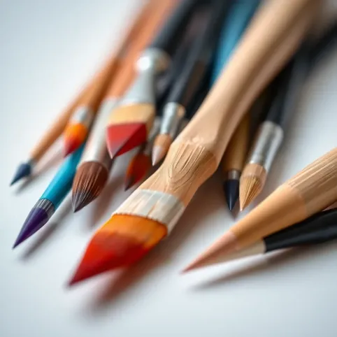 Pędzle silikonowe do malowania