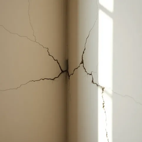 Pękanie ścian w narożnikach