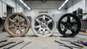 piaskowanie i malowanie proszkowe felg cena