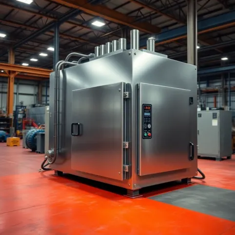 Piec do malowania proszkowego na olej opałowy