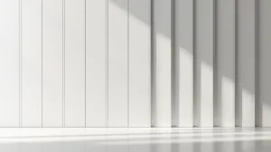 Pionowe listwy na ścianie