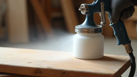 Pistolet do malowania drewna