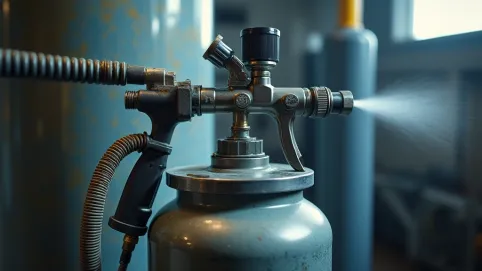 Pistolet do malowania emulsją do kompresora